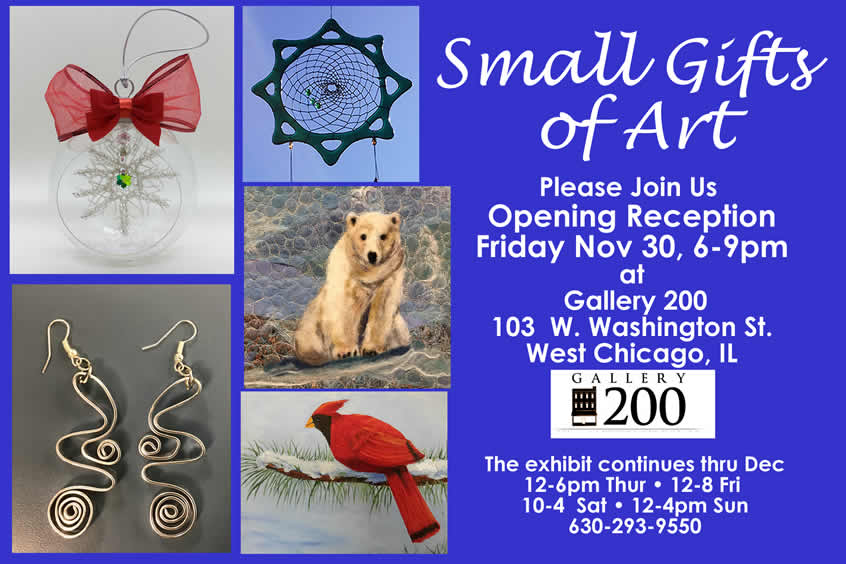 Small Gifts of Art at Gallery 200